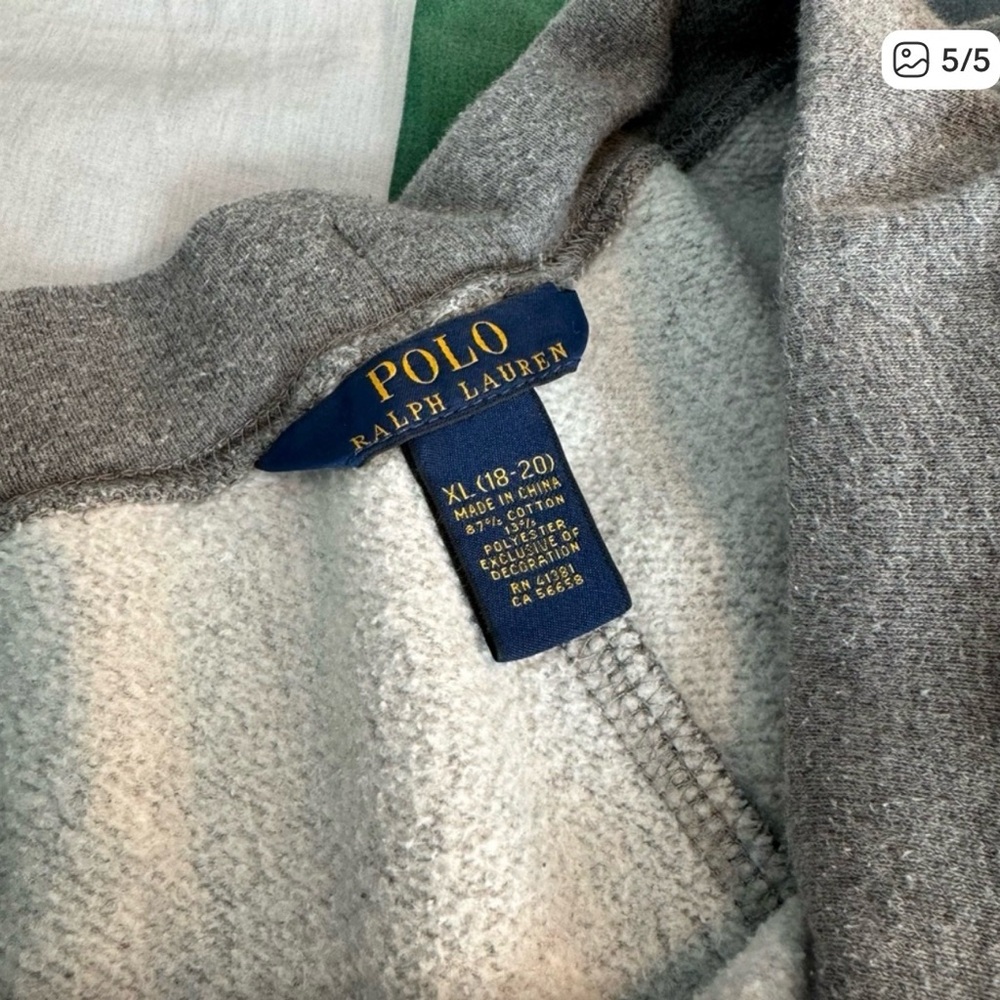 POLO BY RALPH LAUREN SWEATPANTS YOUTH XL 18-20 - Picture 5 of 5